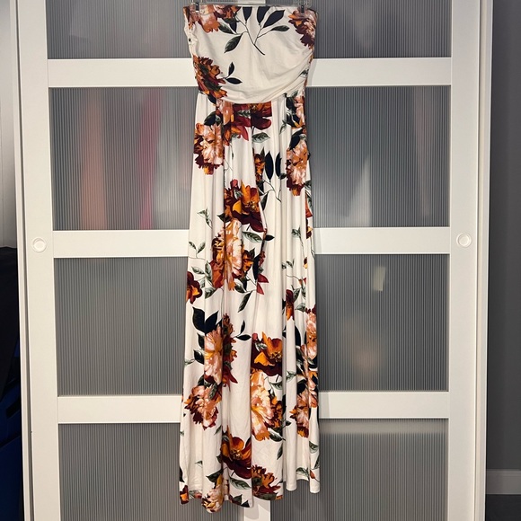 Windsor XS Floral Tube Top Romper - Picture 3 of 3